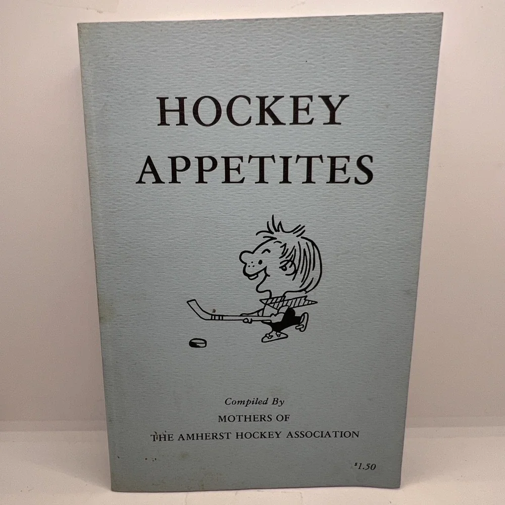 Hockey Appetites 1971-1972 Cookbook By Mothers Of The‎ Amherst Hockey